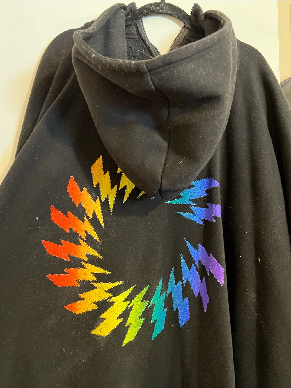 Cloak Brand Cloak - Black Zip-Front Cloak With Ra… - image 2